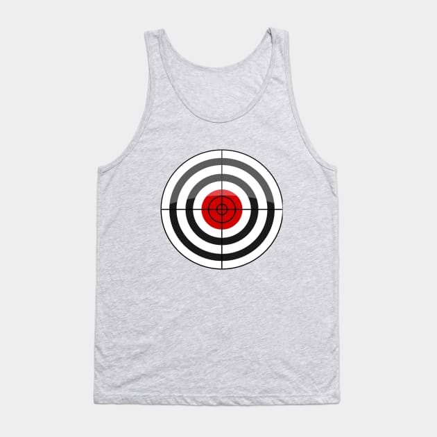 Bull's Eye Target Tank Top by Viral Bliss